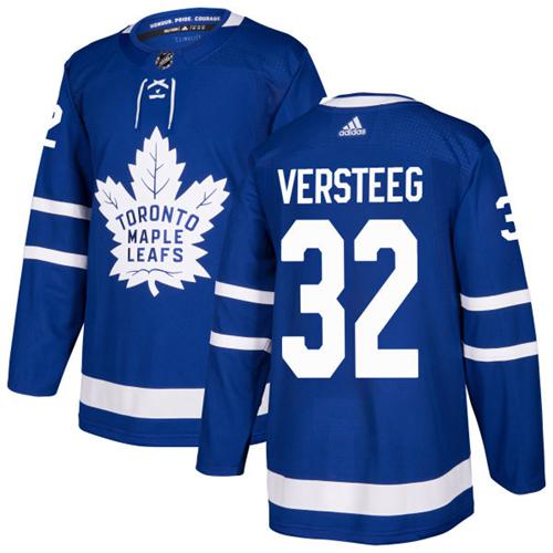 Adidas Maple Leafs #32 Kris Versteeg Blue Home Authentic Stitched NHL Jersey